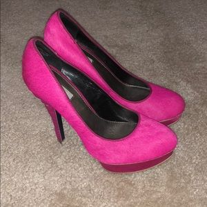 Fun pink heels